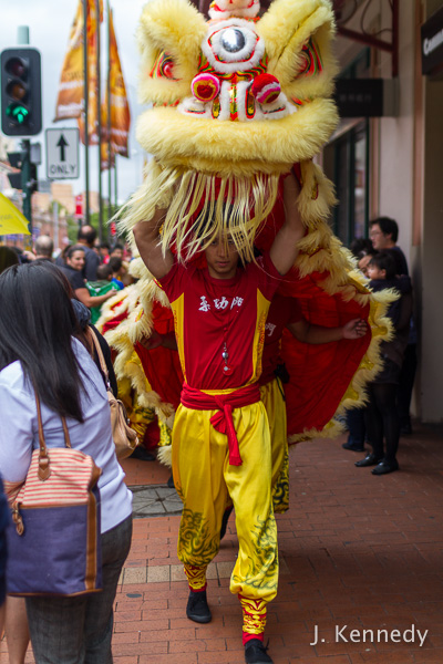 Seeing these dragon dancers around Chinatown going into random business and scaring out the bad spirits